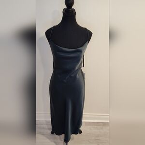 NWT Forest Green Slip Dress